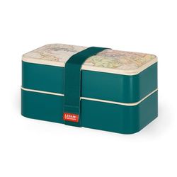 Legami LBD0001 Lunch Box, Polypropylene Silicone Nylon, Green