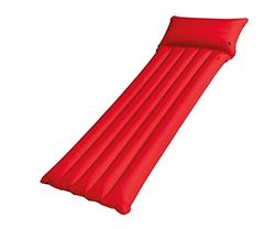 Happy People People-Luftmatratze-78035 Matelas Gonflable, 78035, Bleu et Rouge, 175x54cm