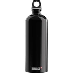 SIGG Traveller Outdoor drinkfles (1 liter), vrij van schadelijke stoffen en lekvrije drinkfles voor wandelen, vederlichte sportdrinkfles van aluminium