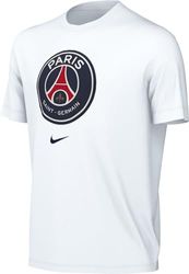 Nike Unisex Kids T-shirt met korte mouwen Psg U Nk Crest Tee, wit, FD2489-100, M