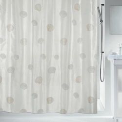 Spirella Atlantis Douchegordijn, champagnetextiel, polyester, 180 x 200 cm, crème/beige