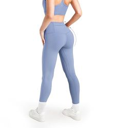 Aruki Mjuka Leggings Med Hög Midja För Kvinnor - Tjocka, Icke Genomskinliga Yogaleggings Med Magkontroll, Gymleggings För Cykling, Träning, Yoga – Serenity – Medium