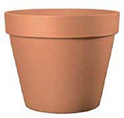 MINI VASI IN TERRACOTTA (25 PEZZI) DIAMETRO CM. 11, ALTEZZA CM. 8 FIORIERA CIOTOLA IN COTTO PIANTE GRASSE SUCCULENTE MINI CACTUS ERBE AROMATICHE IDEA REGALO