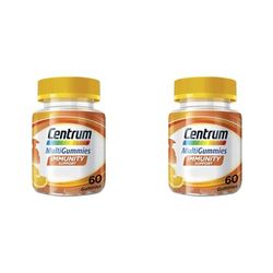 Centrum Multigummies Immunity Support Orange, 60 Gummies (Packaging May Vary) (Pack of 2)