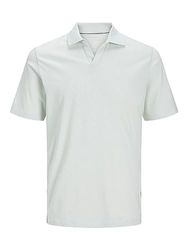 JACK & JONES Jjesummer Linen Polo Ss Sn, Soothing Sea, M