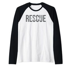 Rescue Diver Immersioni subacquee Rescue Diver Maglia con Maniche Raglan