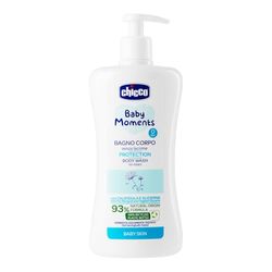 Chicco Baby Moments Kąpiel Ciało bez Łez, z Naturalną Formułą, 0+ Miesiące - 500 ml
