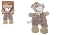 DODO D'AMOUR - Bijtringknuffel - Beer - 032390 - Beige - Fleece - Geboorte - Knuffel - Baby - Geruststellend - Zacht - Wasbaar - 25 cm x 10 cm - Vanaf 0 maanden.