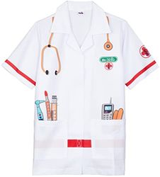 Theo Klein 4614 Doctor's White Coat I Ideal outfit I Length approx 55 cm I Toy for Children Aged from 3 to approx 6 Years