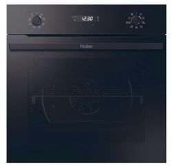 Haier I-Direct Series 2 HWO60SM2E9B - Horno Multifunción, Pirolítico, Hidrólisis, Conectividad WIFI y Bluetooth, Capacidad 70L, Easy Steam, 10 Funciones, Ventilación Radial, Iluminación Lateral, Negro