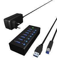 Raidsonic Icy Box IB-AC618 USB3.0 USB Hub 7 Port mit USB Ladeport