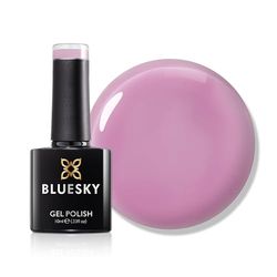 Bluesky Jelly Gel Nail Polish 10ml, Grape Jelly - CHU08, Sheer Pink Gel Nail Polish for 21 Day Manicure, Requires Curing Under LED UV Nail Lamp