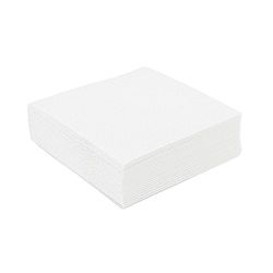 Servetten Ecolabel 2 Ply 18 Gsm 39X39 Cm Wit Weefsel - 1600 Eenheden