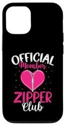 Zipper Club Official Member Open Heart Surgery Men Women Case for iPhone 12/12 Pro