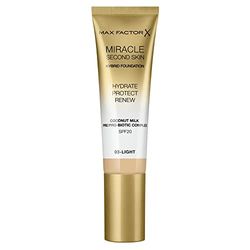 Max Factor Miracle Touch Second Skin Base de maquilhagem, tom 03, 30 ml