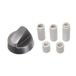 Silver Oven Knob With Five Adapters