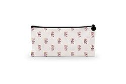 Bonamaison Digitally Printed Canvas Pencil Pouch with Zipper, Zipper Pencil Case for School, Canvas Pen Bag for Kids, Boys, Girls, 100% Cotton, Unisex, 1 Piece, 21x12 Cm