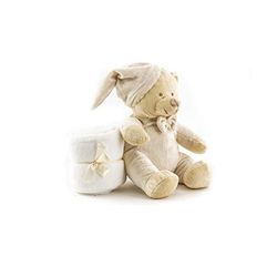 Duffi babydeken en pluche dier, 90 x 75 cm, kleur naturel Master Baby Home, S.L. 4076-05