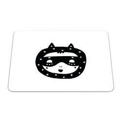 Bonamaison, Tapis de Souris Rectangle Imprimé Numériquement, Fond Antidérapant, pour Bureau et Maison, Taille: 22x18cm
