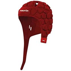 Macron Helmet XE Rugbyhjälm, Vuxna Unisex, Röd, XL