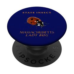 Insecto del territorio de Massachusetts La mariquita PopSockets PopGrip Adhesivo