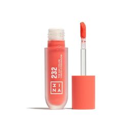 3INA MAKEUP - The 24H Color Liquid Eyeshadow 232 - Corallo caldo - Ombretto Liquido Corallo caldo 24H a Lunga Tenuta Waterproof - Formula Leggera Morbida e Cremosa - Vegan - Cruelty Free