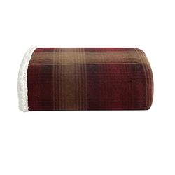 Eddie Bauer Sherpa Couvre-lit, Raisin