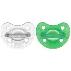 Chicco PhysioForma Fopspeen Luxe, Fopspeen in Silicoon 6-16 M, Set van Zachte en Delicate Fopspenen, Ondersteunt de Fysiologische Ademhaling en Bevordert de Juiste Ontwikkeling van de Mond, 2 Stuks