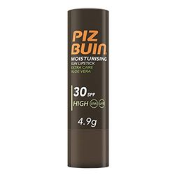 Piz Buin Stick Solare per Labbra Moisturising Protezione Alta 30SPF con Aloe Vera