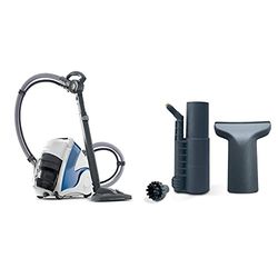 Polti Unico MCV80 Total Clean & Turbo Aspirador 3 en 1, aspira, higieniza y Seca, 6 Bar PAEU0294- Kit de Accesorios para aspirar y Limpiar con Vapor compatibles con Vaporetto Serie Unico