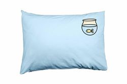 Bona Basics, Housse de Coussin décorative Décoration de la Maison pour canapé, Cafétéria, Taille: 50x35 cm, Couleur: Bleu Clair