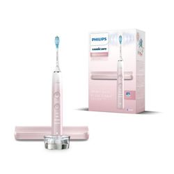 Philips Hx9911/84 Sonicare Diamond Clean 9000 Series, cepillo de dientes eléctrico eléctrico, rosa, 1 unidad, paquete de 1