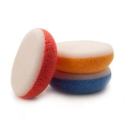 martini SPA Body Sponge, Polyurethane, Pink/Orange/Blue, 1 unità (Confezione da 3)