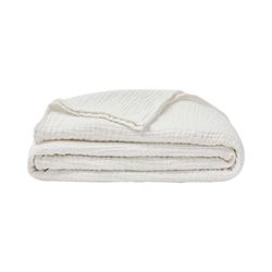 ESSIX Plain Cotton Gauze Blanket, Jazzy, 130 x 170 cm