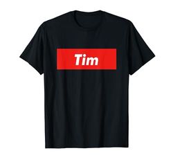 Tim Camicia Nome Personalizzato Idea Regalo per Tim Maglietta