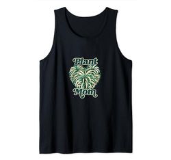 Plant Mom plantas verdes arte de plantas de interior pulgar verde Camiseta sin Mangas