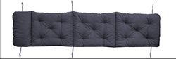AMBIENTE HOME Ambientehome - Cojín para Tumbona (195 x 49 x 10 cm), Color Gris