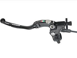 Commande d'embrayage à câble Racing Accossato avec Levier articulé coloré (Bouton+Levier+régulateur), avec Micro Inclus pour Kawasaki Ninja ZX-10R de 2004 à 2005 CC 1000