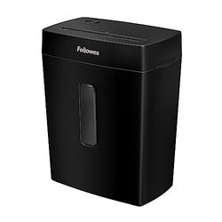 Fellowes Distruggi documenti a frammento FS-8C, 8 fogli, per casa e piccolo ufficio, uso personale, cestino da 15 litri, distruggidocumenti nero [ESCLUSIVA AMAZON]