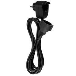 REV Ritter 0016130514 Powersplit Rallonge électrique Noir 3 m