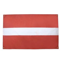 AZ FLAG Letse vlag 150 x 90 cm met 4 ogen, Letse paviljoen voor balkon of muur