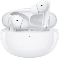 OPPO Enco Free 2 W52 True Wireless hoofdtelefoon, wit, Bluetooth 5.2, ruisonderdrukking, in-ear hoofdtelefoon, Dynaudio Quality Sound, [Italiaanse versie], wit