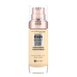 Maybelline New York, flytande foundation, Dream Radiant Liquid, nyans: Ivory 10, 30 ml