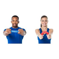 Theraband Unisex's 091342591 FlexBar, Tennis Elbow Therapy, Tendonitis Pain & Improve Grip Strength, Green, Medium with Improve Grip/Strength, Resistance Bar, Red, Medium Strength