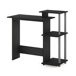 Furinno Secretária, preto/cinzento