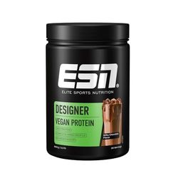 ESN Vegan Designer Proteína en polvo con soja, chocolate con leche, 900 g, consistencia cremosa - made in Germany