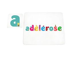 Little helper kleedje met Coaster illustratieve stijl bont met de naam de jeune fille onberispelijk