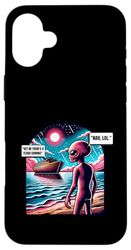 Divertente astronave alieni UFO, giochi di parole sull'arca e astronomia divertente Custodia per iPhone 16 Plus