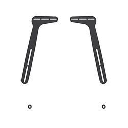 PureMounts PM-Sound-A - Suporte universal para barra de som / barra de som, compatível com VESA até 600 x 400, máx. Carregar 15 kg, material aço 2,5 mm