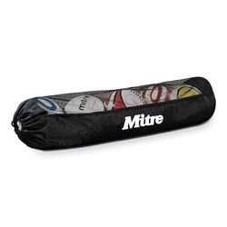 Mitre's Buisvormige voetbaltas voor 5 opgeblazen ballen van maat 5, perfect voor voetbalteams en scholen, voetballen zijn niet inbegrepen